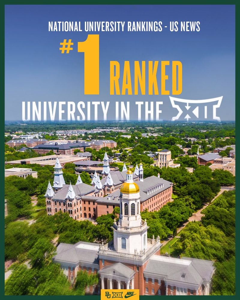 #1 ranked university in the Big 12 — U.S. News National University Rankings